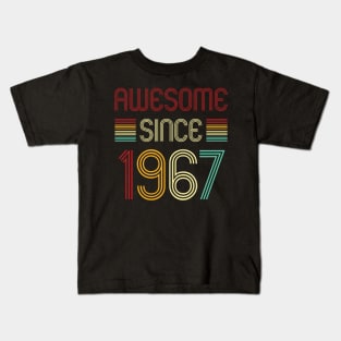 Vintage Awesome Since 1967 Kids T-Shirt